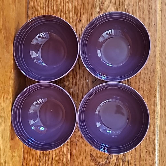 Le Creuset Other - NWT Set of 4 Le Creuset SPRING Ultra Violet Ribbed Bowls – Rare & Beautiful!